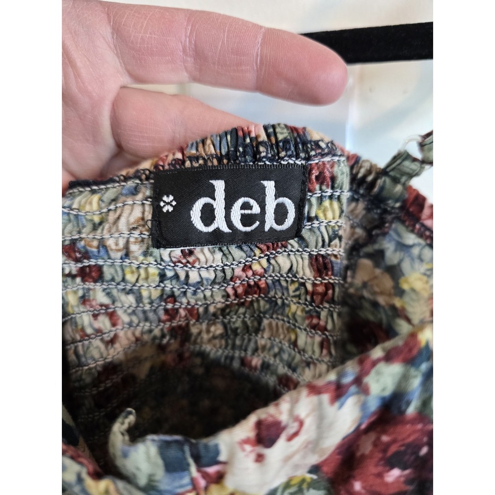 VTG Y2K Deb Floral Corset Button Front Coquette Dainty Feminine Dress Small - Picture 2 of 13